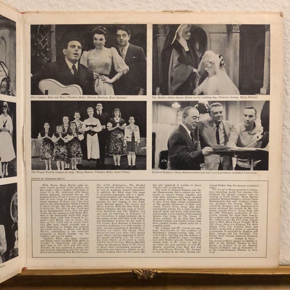 The Sound of Music Original Broadway Cast Soundtrack Vinyl Album - Picture 4 of 6